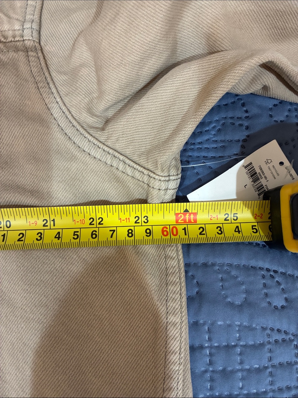 GAP Men's Canvas Shirt Jacket in Beige Size large 2026 collection NWT - Picture 9 of 15